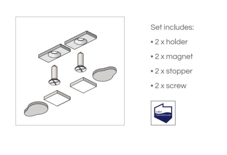 Set prindere magnetic profil LED seria MAGLYTE-10 - Img 2