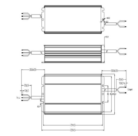 Sursa alimentare GV6 320W 24V IP67 - Img 2