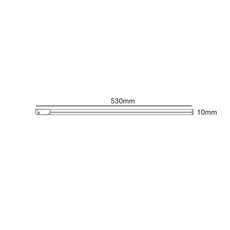 ACA Mini Neon șina magnetică slim NEO 6W 3000/4000K Negru - Img 2