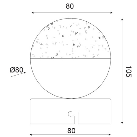 CORP ILUMINAT ACA LIGHTING MC3001LEDA CROM ACRIL LED