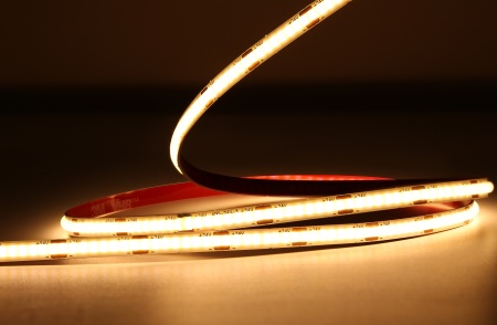 Bandă LED flexibilă COB SLIM 5mm premium 8W/m 400led/m CRI90 24V - Img 2