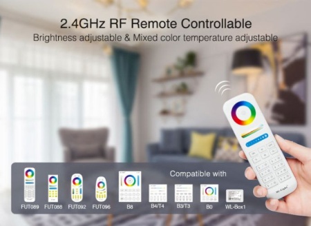 Controler Smart WiFi MiBoxer 3 în 1 RGB/RGBW/RGB+CCT wireless, 12A, 12-24V - Img 6