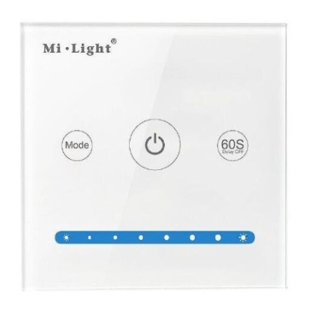 MiBoxer Controller/Telecomanda Monocolor Smart Perete 1 zonă RF