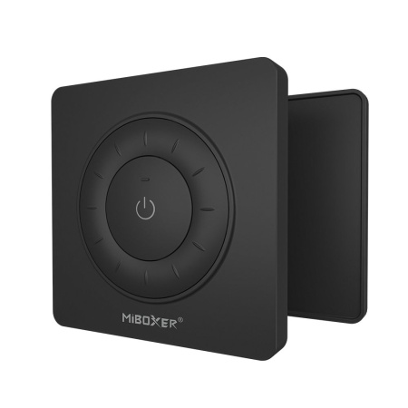MiBoxer Telecomandă rotundă K3P Monocolor/CCT Perete 1 zonă RF Alb sau Negru - Img 3