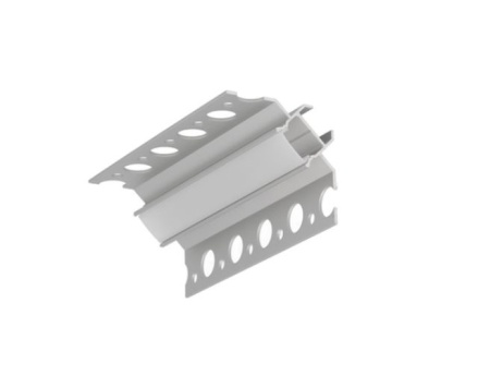 Profil LED încastrat de colț UNI-TILE12 90deg C PLUS, aluminiu anodizat, lungime 2m - Img 3