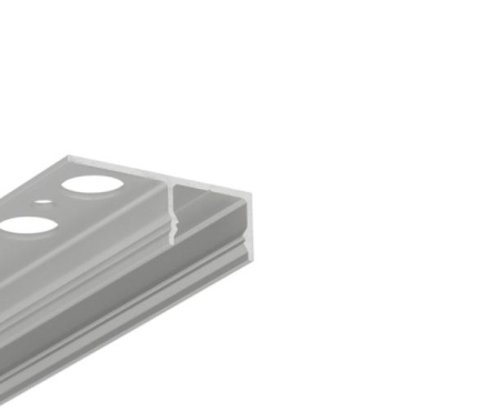 Profil LED încastrat UNI-TILE12 180deg C PLUS, aluminiu anodizat, lungime 2m