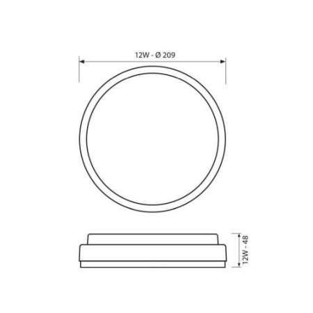 Vivalux ELLIS R Led 12W IP54 4000K Alb sau Negru - Img 4