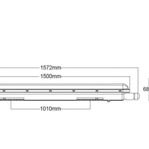Aca Lighting Corp Iluminat Industrial cu Led WIMP Alb-Neutru/Rece 60W IP66 - Img 3