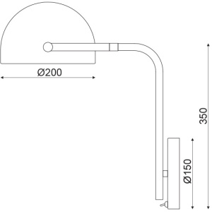CORP ILUMINAT ACA LIGHTING ML306061W METAL NEGRU MAT BRONZ SATINAT E27