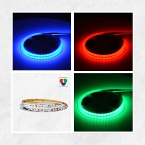 Bandă LED flexibilă - Vivalux PIXEL RGB 18W/m 24V 120led/m rolă 5m - Img 2