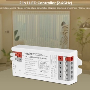 Controler MiBoxer 2 în 1 monocolor/CCT RF, 12A, 12-24V - Img 3