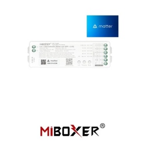 Controler MiBoxer Matter Smart 5 în 1 monocolor/CCT/RGB/RGBW/RGB+CCT RF, 30A, 12-24V