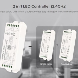 Controler MiBoxer Smart Power monocolor/CCT wireless , 20A, 12-24V - Img 3