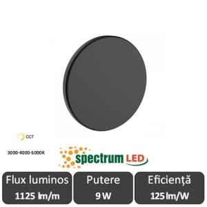 Corp exterior aparent arhitectural PIATTA CCT 9W IP44