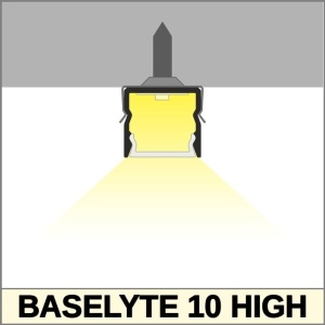 Profil aluminiu aparent BASELYTE-10 HIGH, aluminiu anodizat, lungime 2m - Img 3