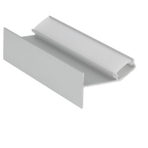 Profil LED aparent GLOW12 DOWN, aluminiu anodizat, lungime 2m - Img 4