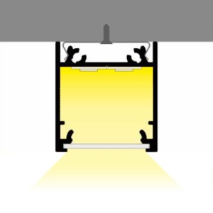 Profil LED aparent LINEA 20, alb, lungime 2m - Img 4