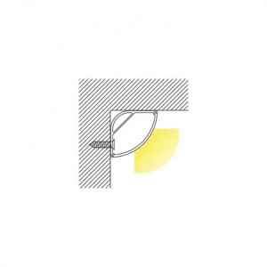 Profil LED de colt tip A208,pentru montaj aparent, lungime 2m - Img 4