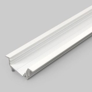 Profil LED încastrat DIAGONAL 14, alb, lungime 2m