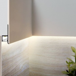 Profil LED încastrat OMNI 10, aluminiu anodizat, lungime 2m - Img 3