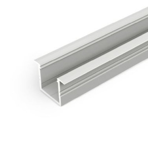 Profil LED încastrat SMART-IN16, aluminiu neanodizat, lungime 2m