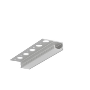 Profil LED încastrat UNI-TILE12 180deg C PLUS, aluminiu anodizat, lungime 2m - Img 2