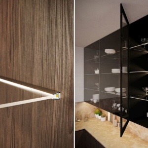 Profil LED pentru sticlă MIKRO10, aluminiu anodizat, lungime 2m - Img 5