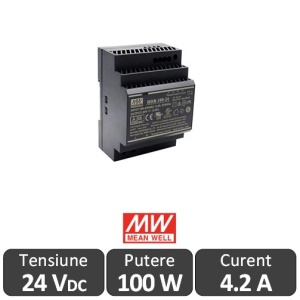 Sursa alimentare HDR-100-24 100W 24V 4.2A