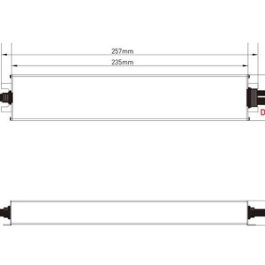 Sursa alimentare LED Dimabilă 5 în 1 PVD 300W 24V IP67 - Img 2