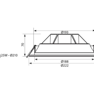 Vivalux TOP LED 25W alb-neutru - Img 2