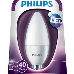 Bec LED Philips - LEDcandle 6W E14 230V B39 alb-cald - Img 2