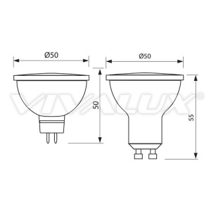 Bec Vivalux LED SPOT GU10 Vivalux 3W Beta Led - Img 2
