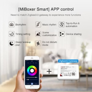 Controler Zigbee MiBoxer RGB Smart RF, 12A, 12-24V - Img 4