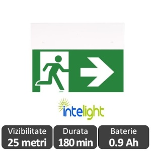 INTELIGHT - DIRECTO S Corp de iluminat de urgenta cu LED 3H