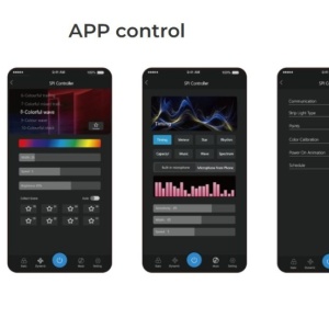 MiBoxer Controler Digital Smart 4 zone 5 în 1 SPI/DMX WIFI +2.4GH - Img 5