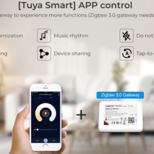 MIBOXER Proiector șină magnetică Zigbee + RF Dimabil 25W CCT Alb - Img 2