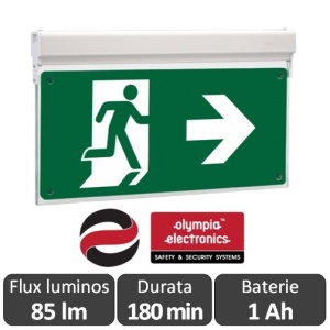MLD-28D/w - Corp de iluminat de urgenta cu LED, autonomie 180 min