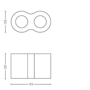 Philips - Spot aplicat HUE Pillar Alb 2x5.5W LED - Img 4