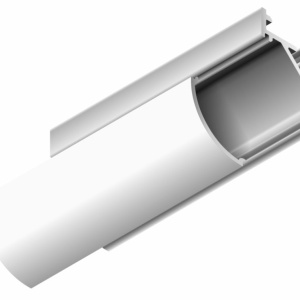 Profil aluminiu de colț MAGLYTE-10 ANGULAR, aluminiu neanodizat, lungime 2m