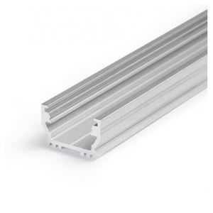 Profil LED aparent UNI 12, aluminiu anodizat, lungime 2m
