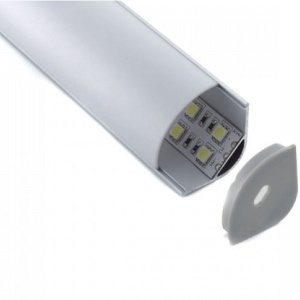Profil LED de colt tip A208,pentru montaj aparent, lungime 2m - Img 5
