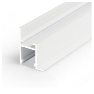 Profil LED încastrat FRAME 14, alb, lungime 2m