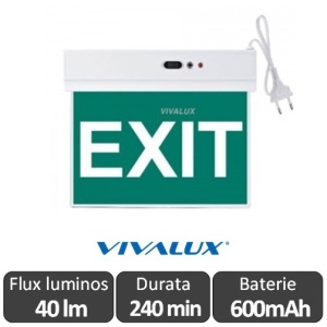SALVE LED 1.8W - Corp de iluminat de urgenta cu LED, autonomie 240 min