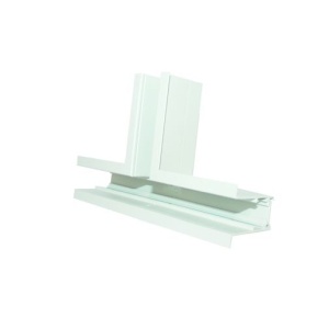 Element conectare tip T șină magnetică încastrată albă