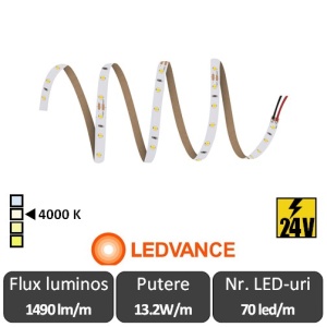 Bandă LED flexibilă - LEDVANCE VAL-1500/840/5 rolă 5m alb-neutru