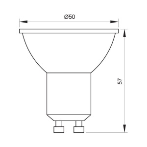 Bec Vivalux LED VOLUX Dimabil GU10 Vivalux 7W - Img 2