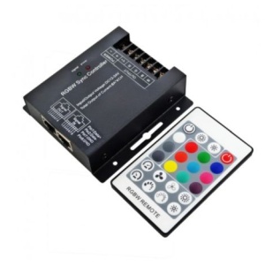 Controler RGBW telecomandă RF , 4x6A, 12-24V