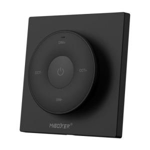 MiBoxer Telecomandă rotundă K2 Monocolor/CCT Perete 1 zonă RF Alb sau Negru