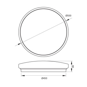 Plafonieră LED Vivalux KARINA 35W Albă CCT - Img 2
