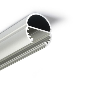 Profil LED mobiler OVAL 20, aluminiu anodizat, lungime 2m